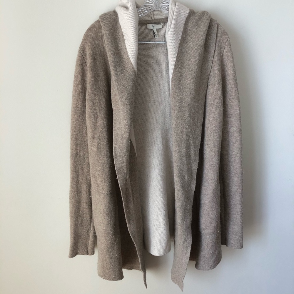 Joie Colorblock Hooded Cardigan